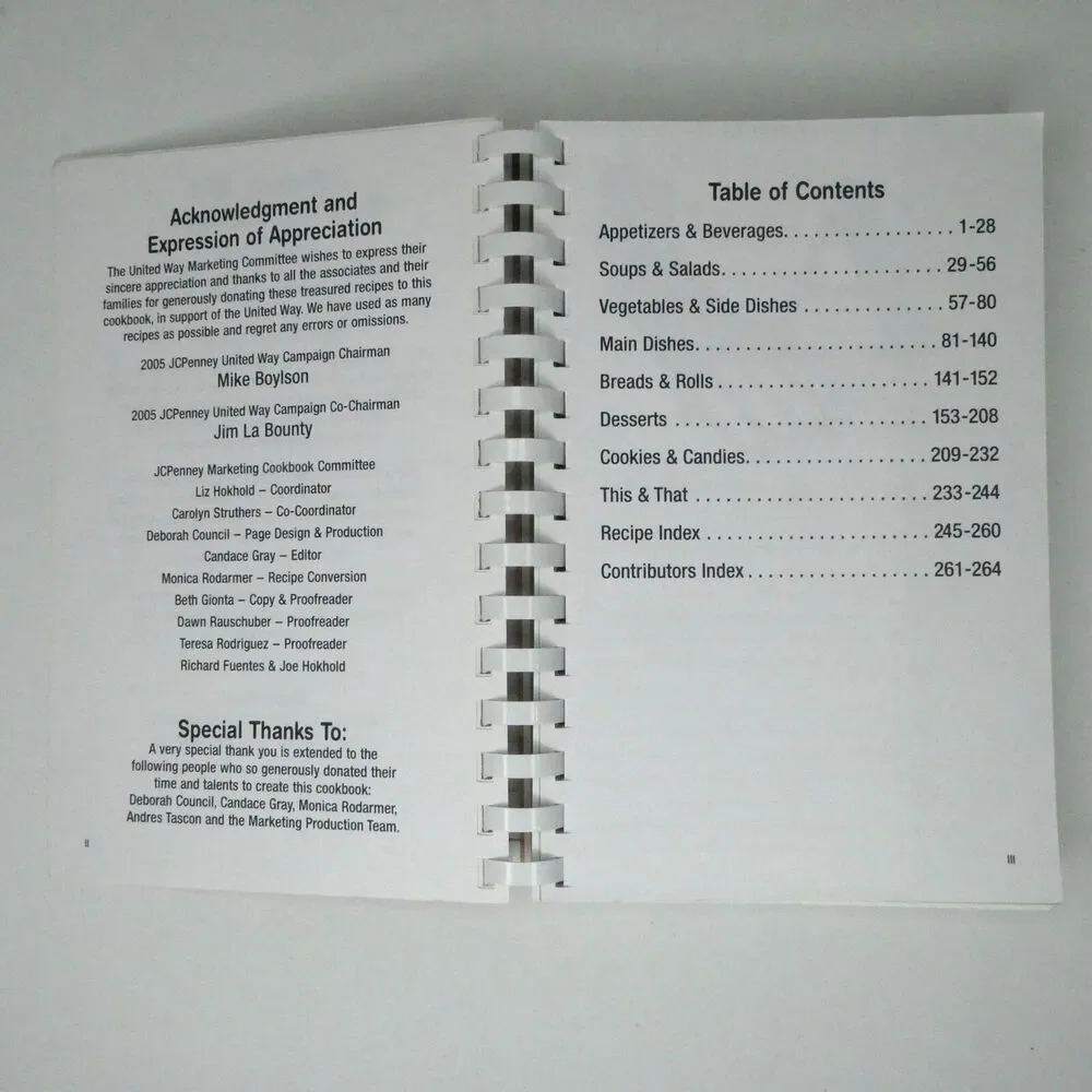 2005 Employee‎ Cookbook JCPenney Marketing Department + Dog & Cat Treats Recipes